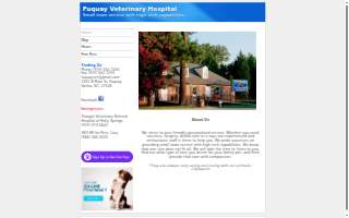 Holly Springs Veterinary Hospital website