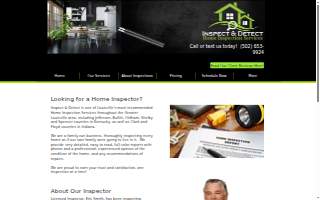 Inspect and Detect Home Inspections website