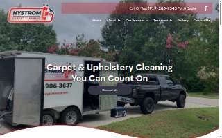 Nystrom Carpet Cleaning website