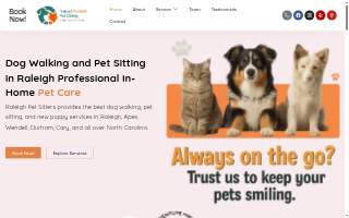 Raleigh Trusted Pet sitting website