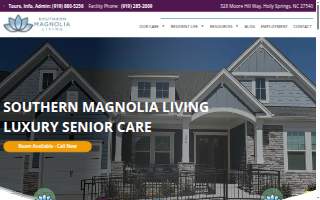 Southern Magnolia Living of Fuquay-Varina website