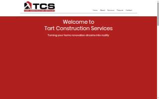 Tart Construction Services LLC website