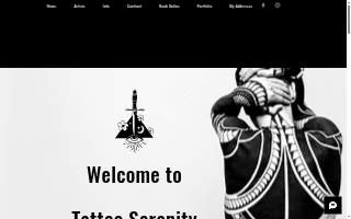 Tattoo Serenity website