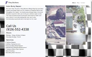 Tilley Brothers Body Shop Inc website