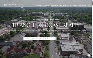 Triangle to Coast Property Management website