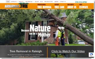 ArborMax Tree Service website