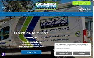 Carolina Plumbing & Repair website