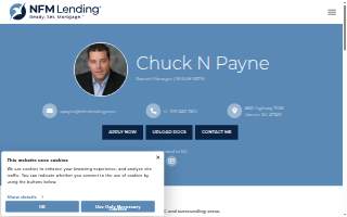 Chuck Payne at NFM Lending website