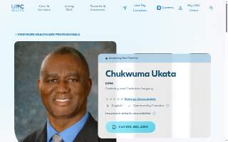 Chukwuma Ukata, DPM website