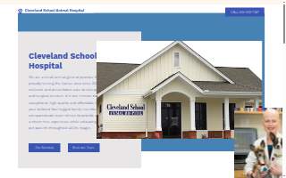 Cleveland School Animal Hospital website