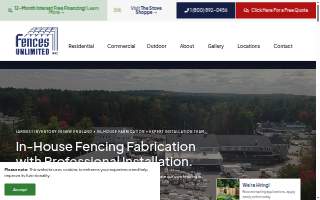 Fences Unlimited of Garner website