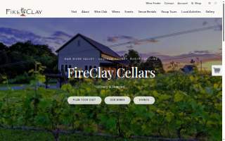 FireClay Cellars website