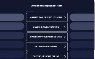 Jordan Driving School, Inc. website