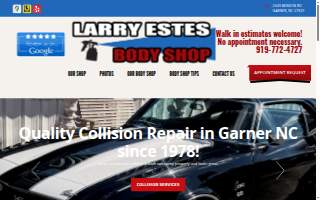 Larry Estes Body Shop website