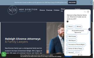 New Direction Family Law website