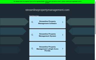 Streamline Property & Association Management website