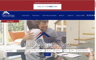 The April Stephens Team, Realtors website