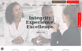 Vanquish Land Title website