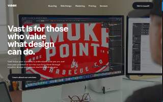 Vast Design of Garner website