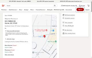 Walgreens Pharmacy of Garner website