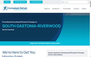 Compleat Rehab & Sports Therapy - South Gastonia Clinic website