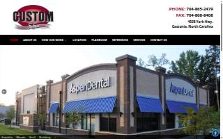 Custom Building Systems website