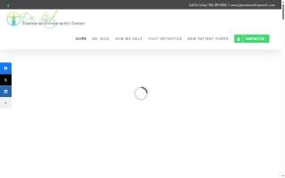 Giannaras Chiropractic Center website