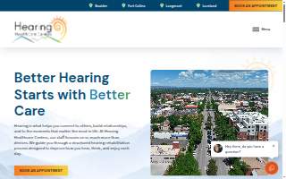 Hearing Healthcare Centers of Gastonia website