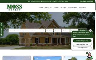 Moss Realty website