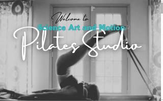 Science Art and Motion - Pilates Studio website
