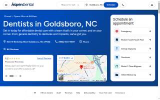Aspen Dental - Goldsboro website