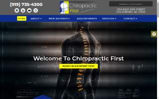 Chiropractic First PLLC website