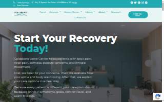 Goldsboro Spine Center website