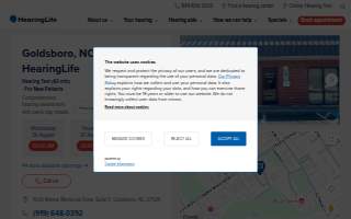 HearingLife of Goldsboro NC website