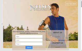 Nelsen Chiropractic Clinic website