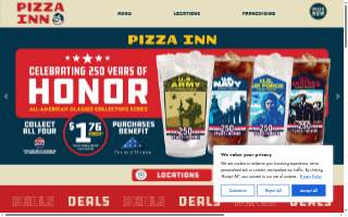 Pizza Inn of Goldsboro website