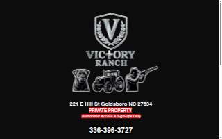 Victory Ranch NC website
