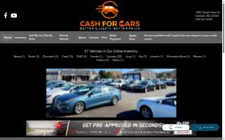 Cash For Cars NC website