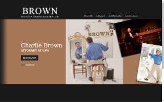 Charlie Brown Law or Brown Estate Planning & Elder Law website