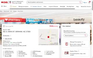 CVS of Graham website