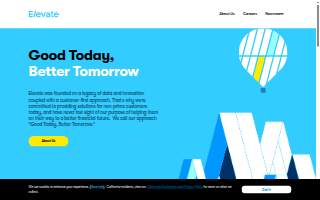 Elevate Learning Solutions website