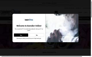 Esmoke Tobacco & Vape website