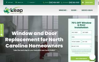 Leap Windows, Doors & More of Graham website