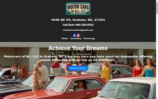Motorcars of NC, LLC website