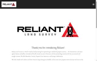 Reliant Land Survey website