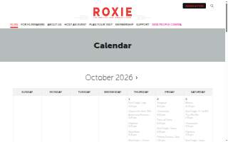 Roxie's Florist website