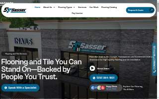Sasser Flooring and Design website