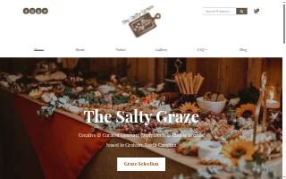 The Salty Graze website