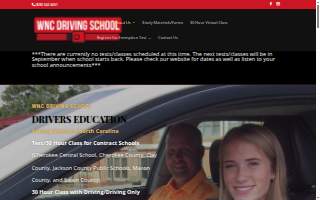 WNC Driving School of Graham website