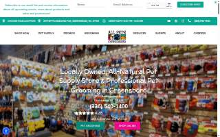 All Pets Considered of Greensboro website